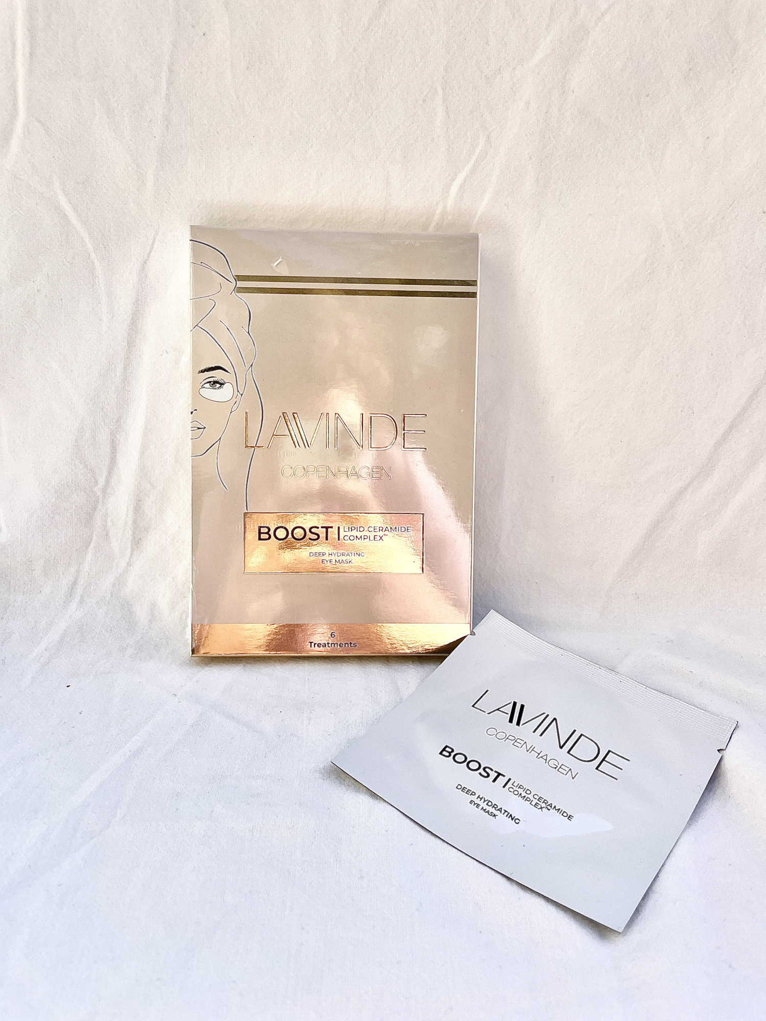 Lavinde Copenhagen Boost Eye Serum Mask 6 Stk