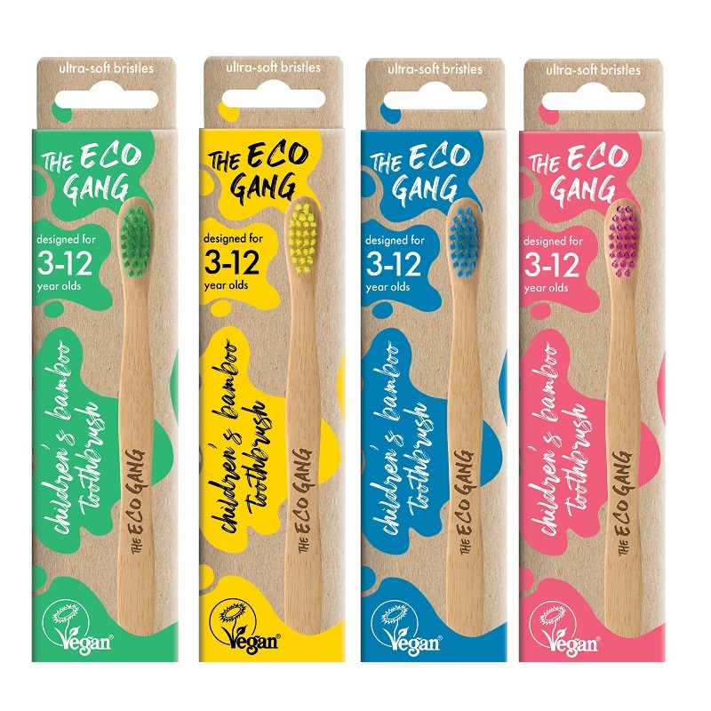 The Eco Gang Bambus Tandbørster Børn Ultra Soft