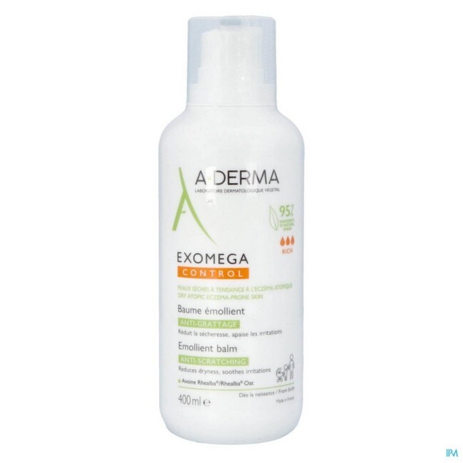 A Derma   Exomega Control Emollient Balm   400 Ml